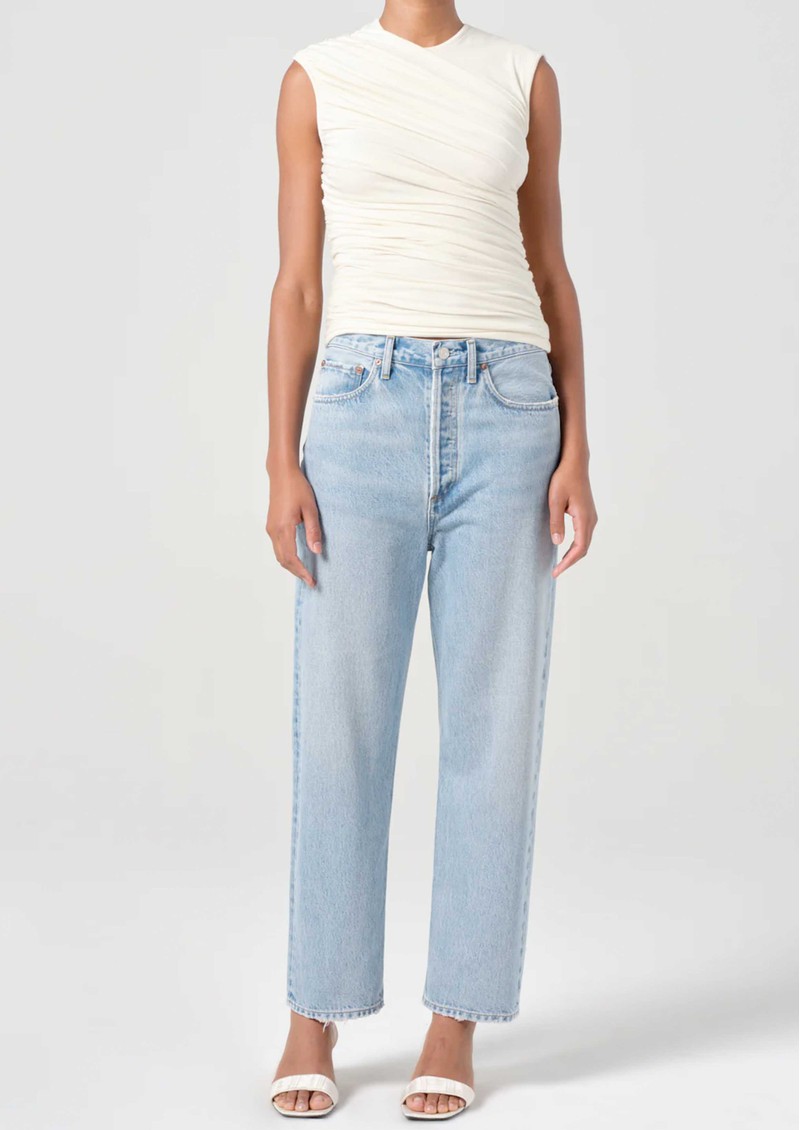 Why is everyone loving the agolde 90s high rise crop? The secret to their must-have status.