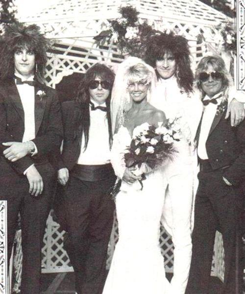 The best Heather Locklear Tommy Lee wedding photos: A peek into their rock and roll romance.