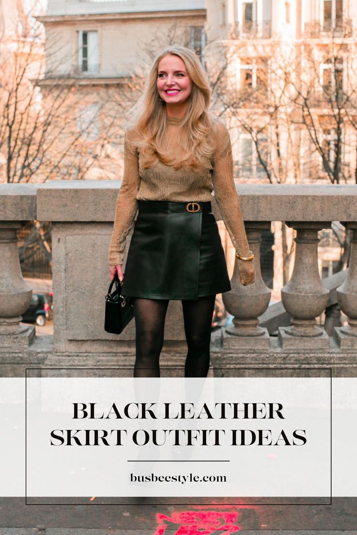 Need Black Skirt Outfit Ideas? Winter Fashion Guide!