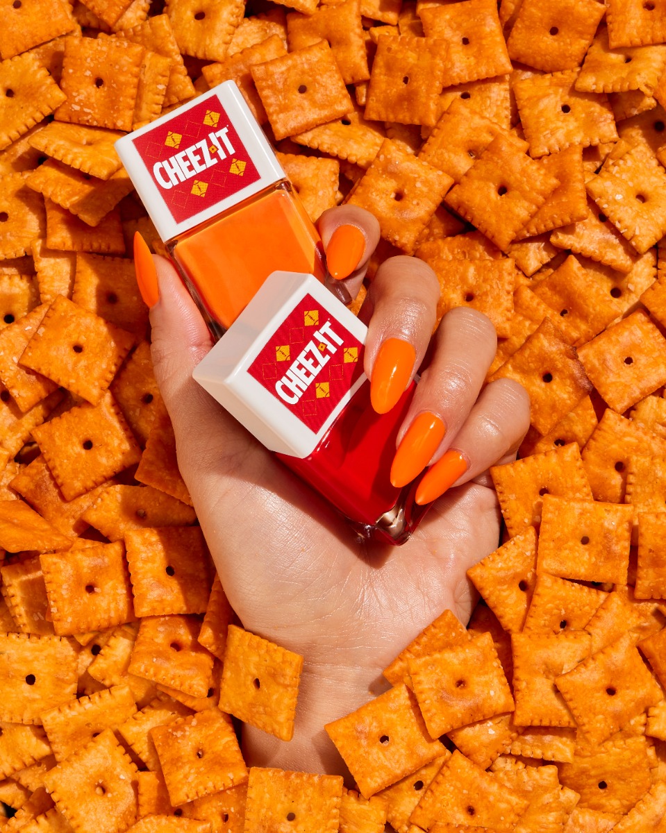 Want cheap Cheez It nail polish? (Find the best deals on this super fun, snack inspired nail color)