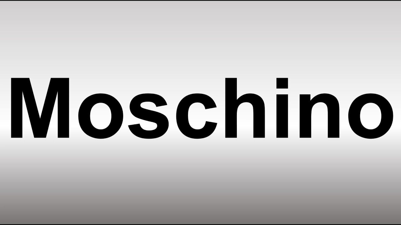 How do you say Moschino? (Learn to say this cool fashion brand name right, it is really easy!)