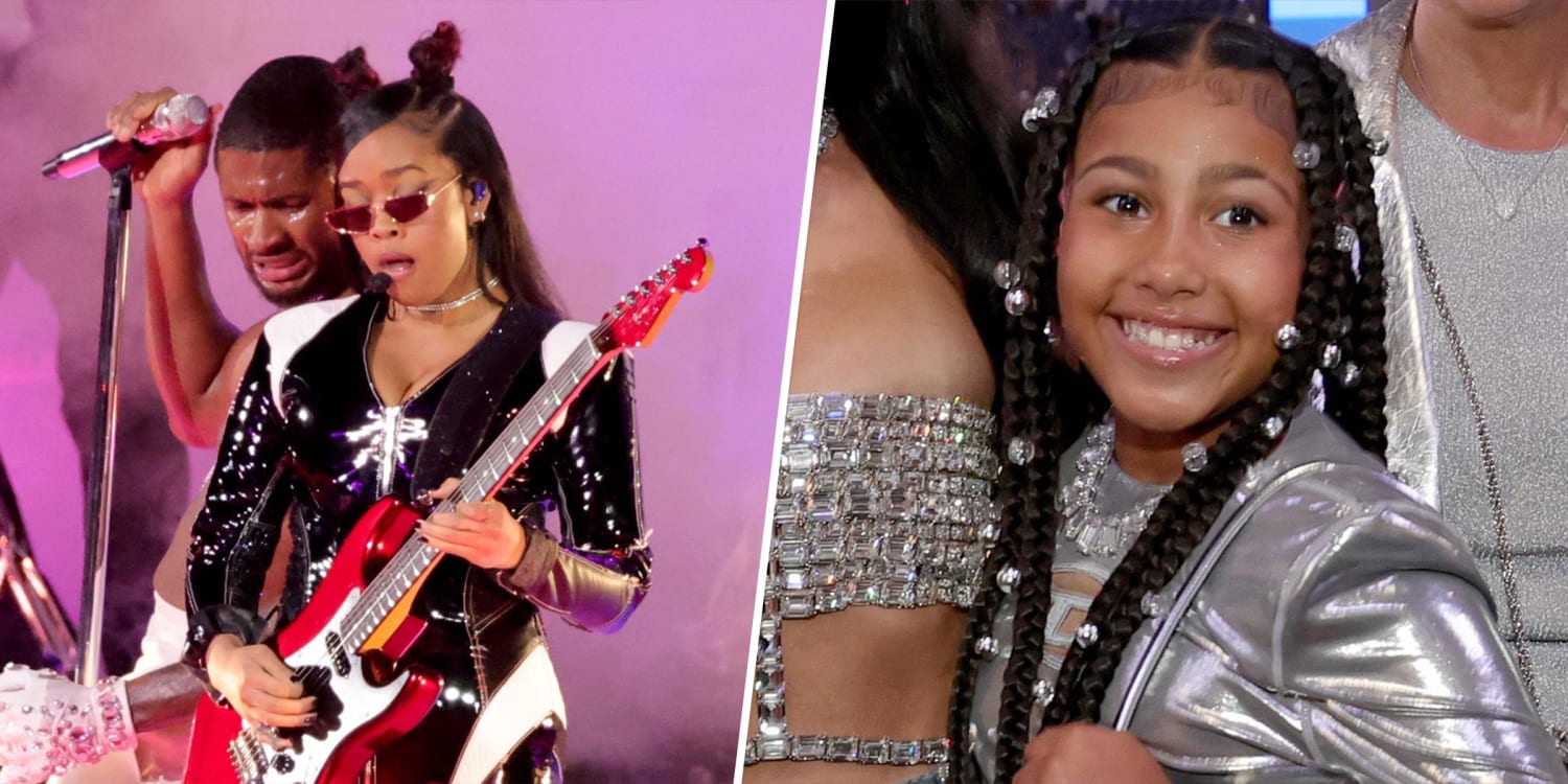 So, was North West in the half time show? Get all the details about her surprise moment now.