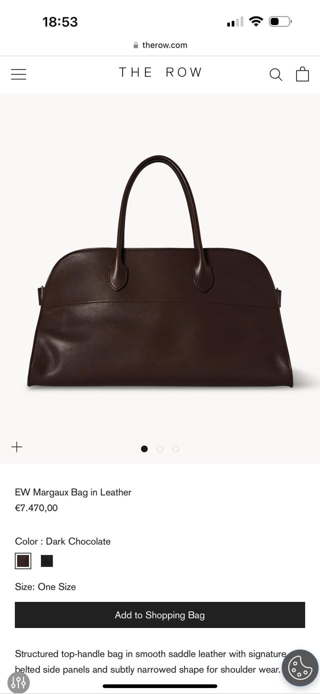 Why is The Row crossbody bag so popular? Find out about its simple style and great quality!