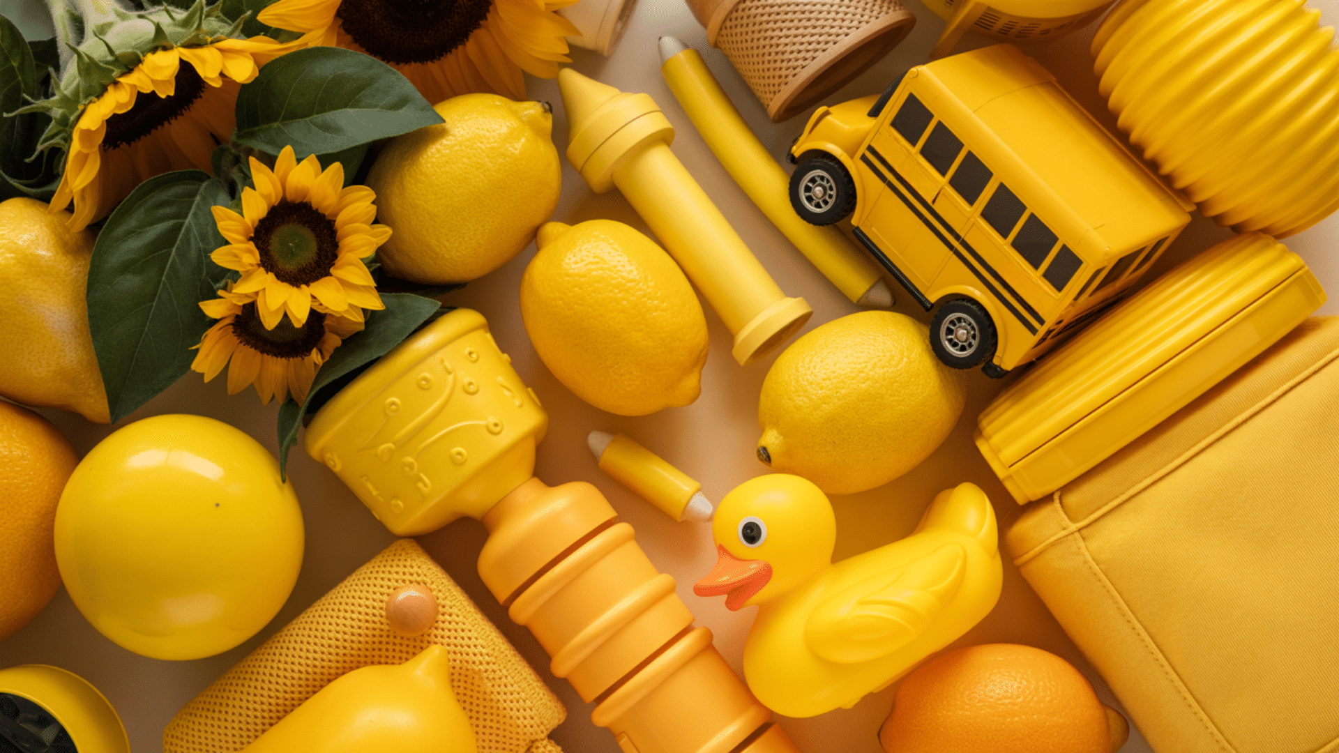 what things are yellow like sunshine? everyday objects bringing bright cheer