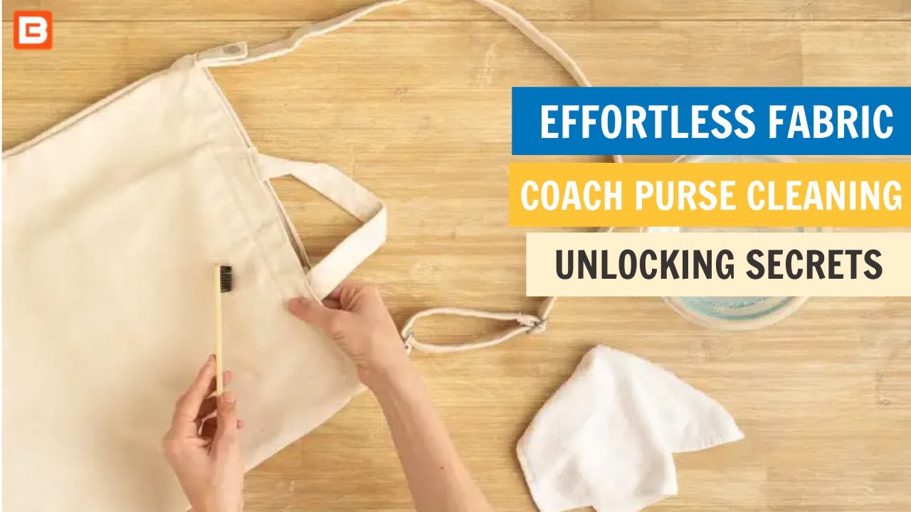 How to Clean a Coach Fabric Purse Easy Steps for Spotless Results