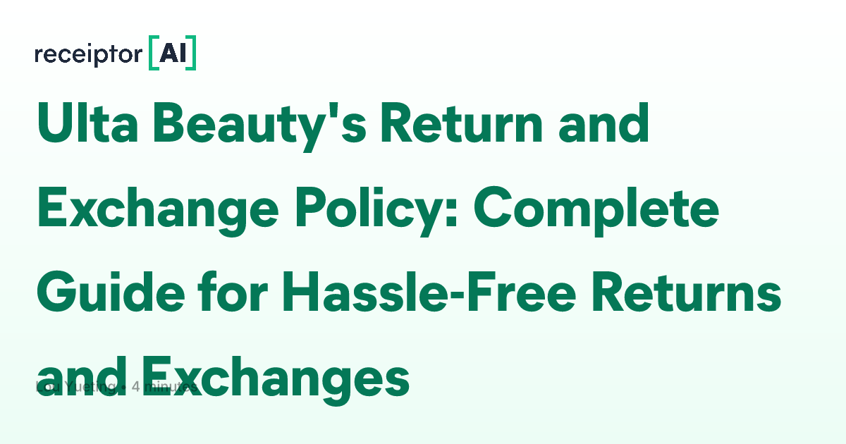 Does Ulta accept returns? (Quick guide to get refunds fast!)