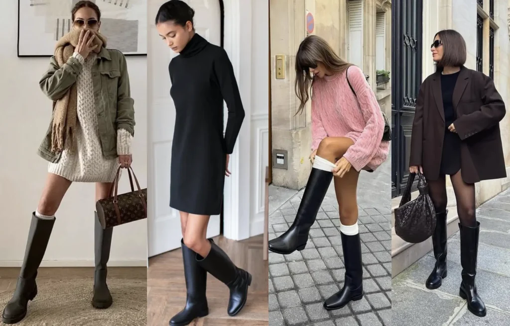 How To Style Long Boots With Dresses And Look Amazing Now