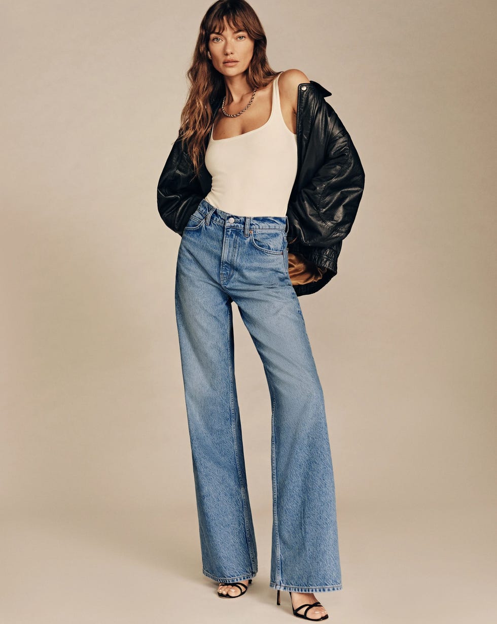 Agolde wide leg jeans are hot in 2024 here is why they trend