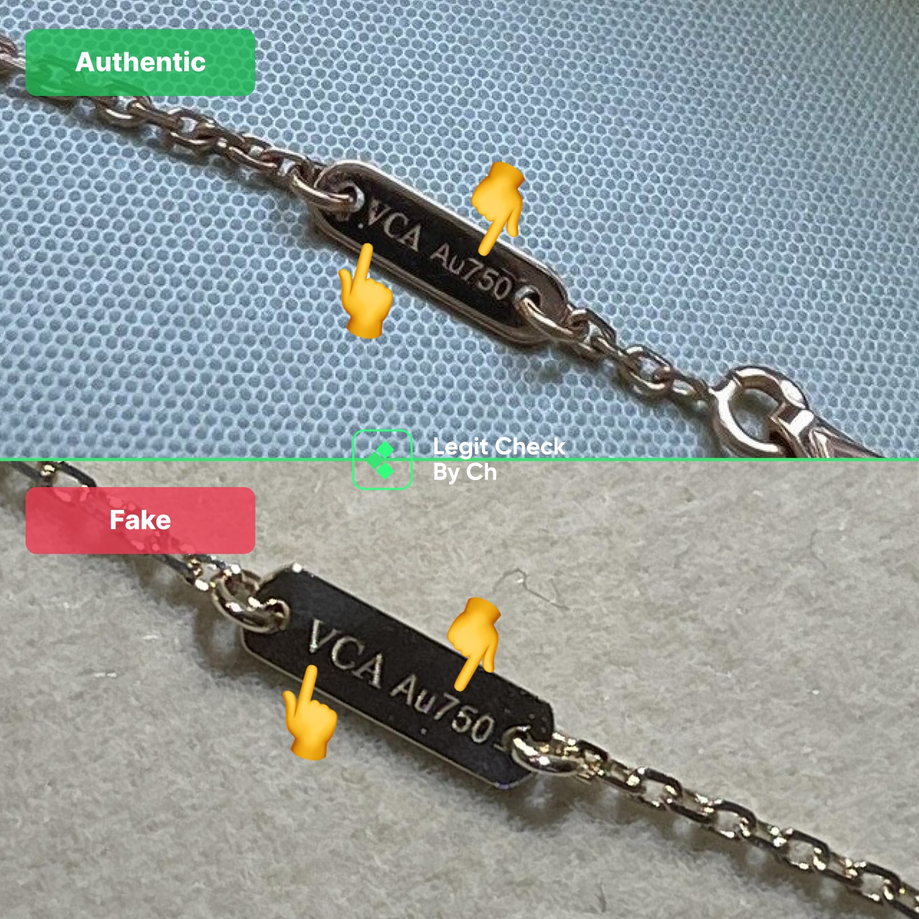 VCA au750 Real or Fake Guide: 7 Ways to Tell Authentic Jewelry