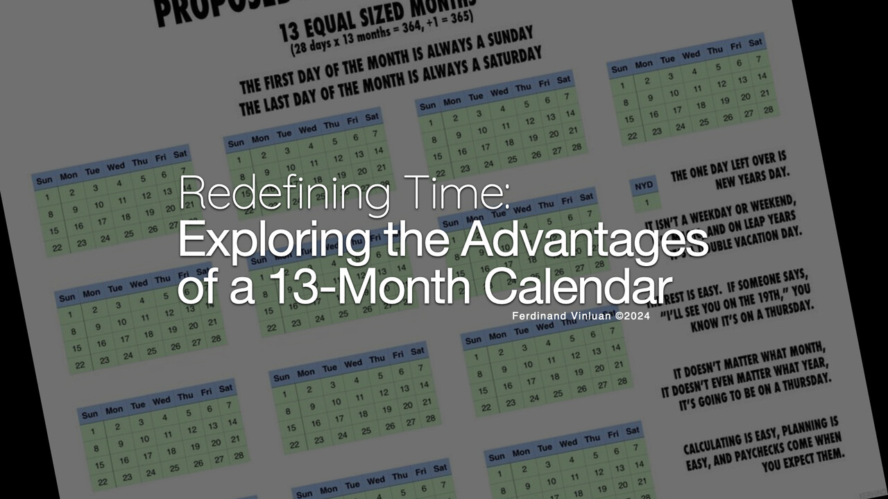 Best Practices for Organizing Life with 13 Month 28 Day Calendar
