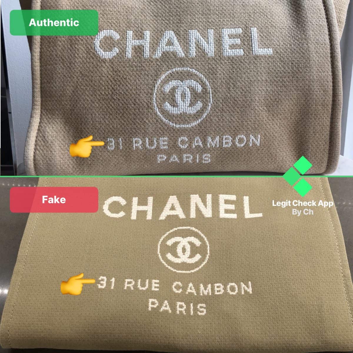 Is this chanel deauville bag real learn these real vs fake signs