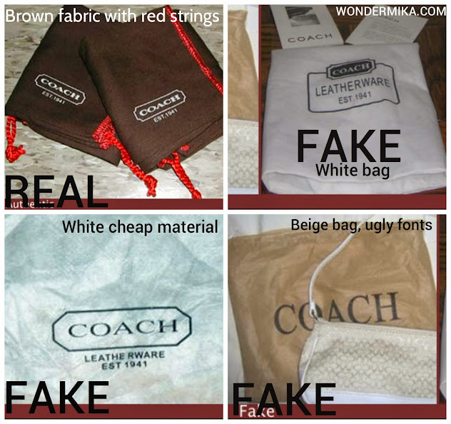 Authentic Vs Fake Coach Large Dome Cosmetic Bag Spot Differences Quick
