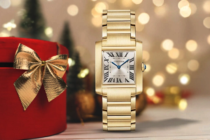 Cartier Tank Gold Watch Gifts - Ideal Presents for Him or Her