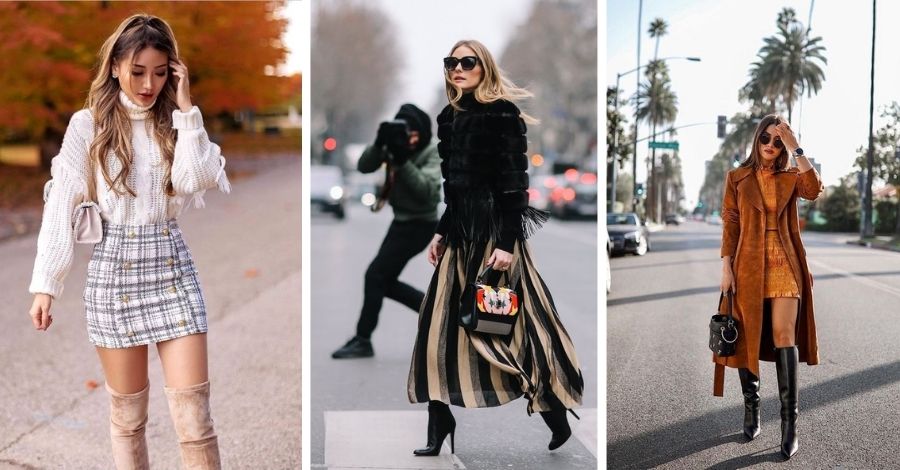 Leather Skirt Snow Season How to Choose Warm Winter Styles