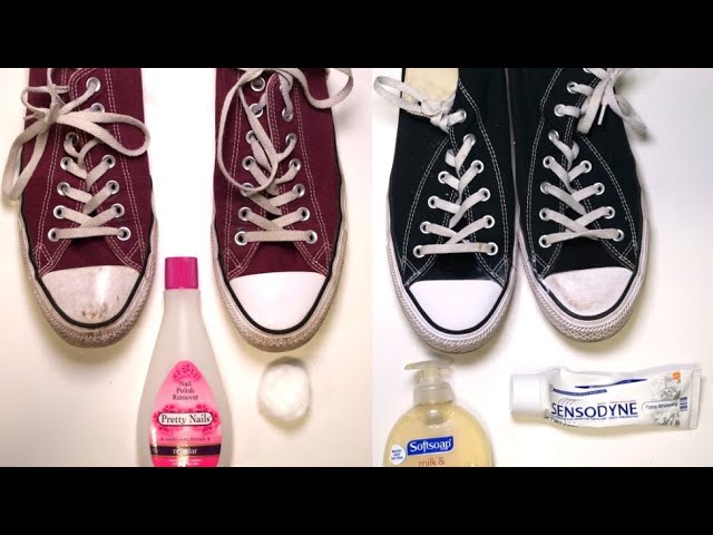 How to clean converse low top burgundy sneakers? Easy step by step methods.